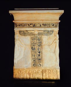 ツタンカーメンの墓からの天蓋付きの箱（紀元前1370年-1352年）